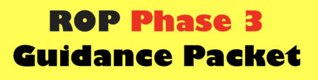 ROP Phase 3 Guidance Packet