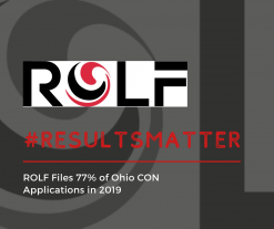 ROLF Files 77% of Ohio CON Applications in 2019