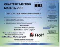 NOHCA Quarterly Meeting - March 6, 2018